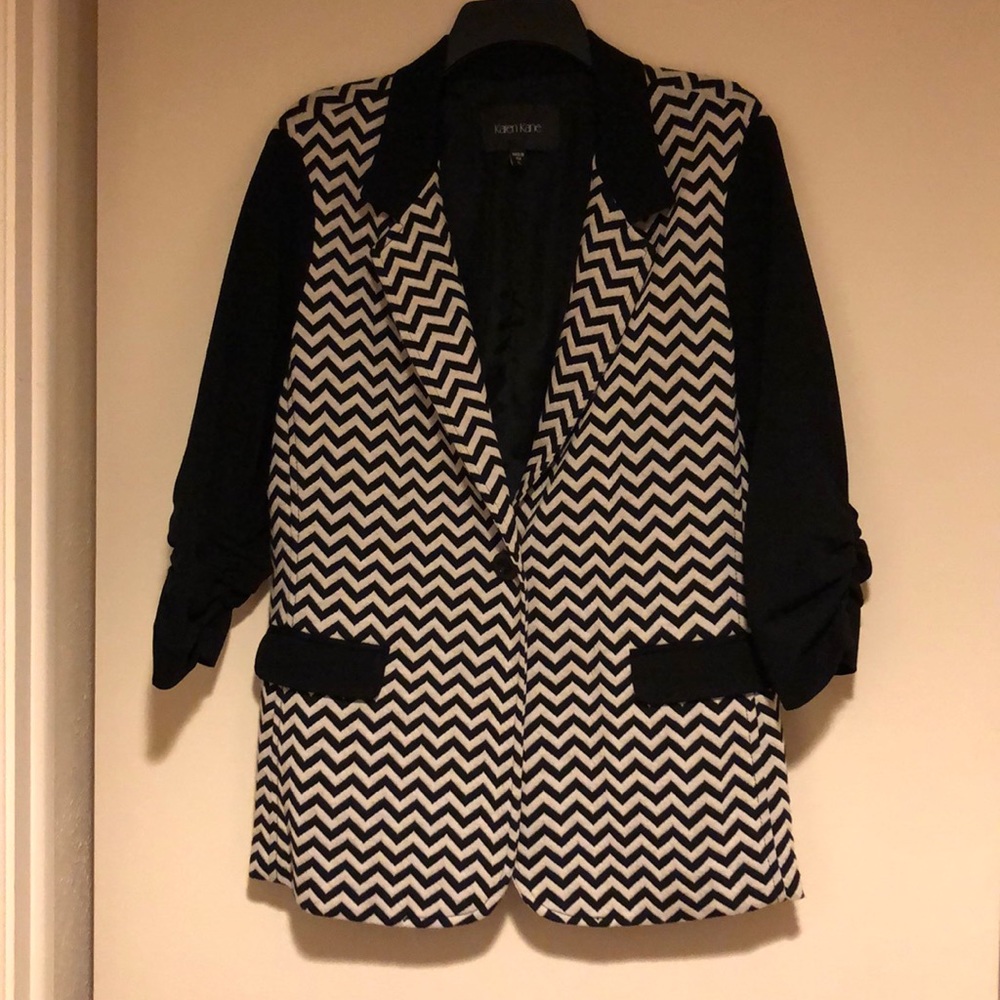 Karen Kane Chevron Blazer
